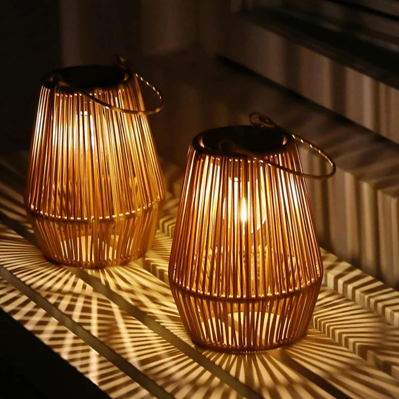 👻 Halloween Sale 49% OFF 👻 Kaliiqo™ Solar Radiant Rattan Glow Lantern