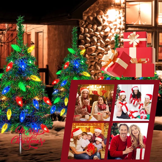 🎄Christmas Flash Deal 🎁 65% OFF✨ 4-in-1 Aurora Haven Solar Powered Christmas Tree