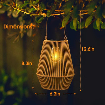 👻 Halloween Sale 49% OFF 👻 Kaliiqo™ Solar Radiant Rattan Glow Lantern